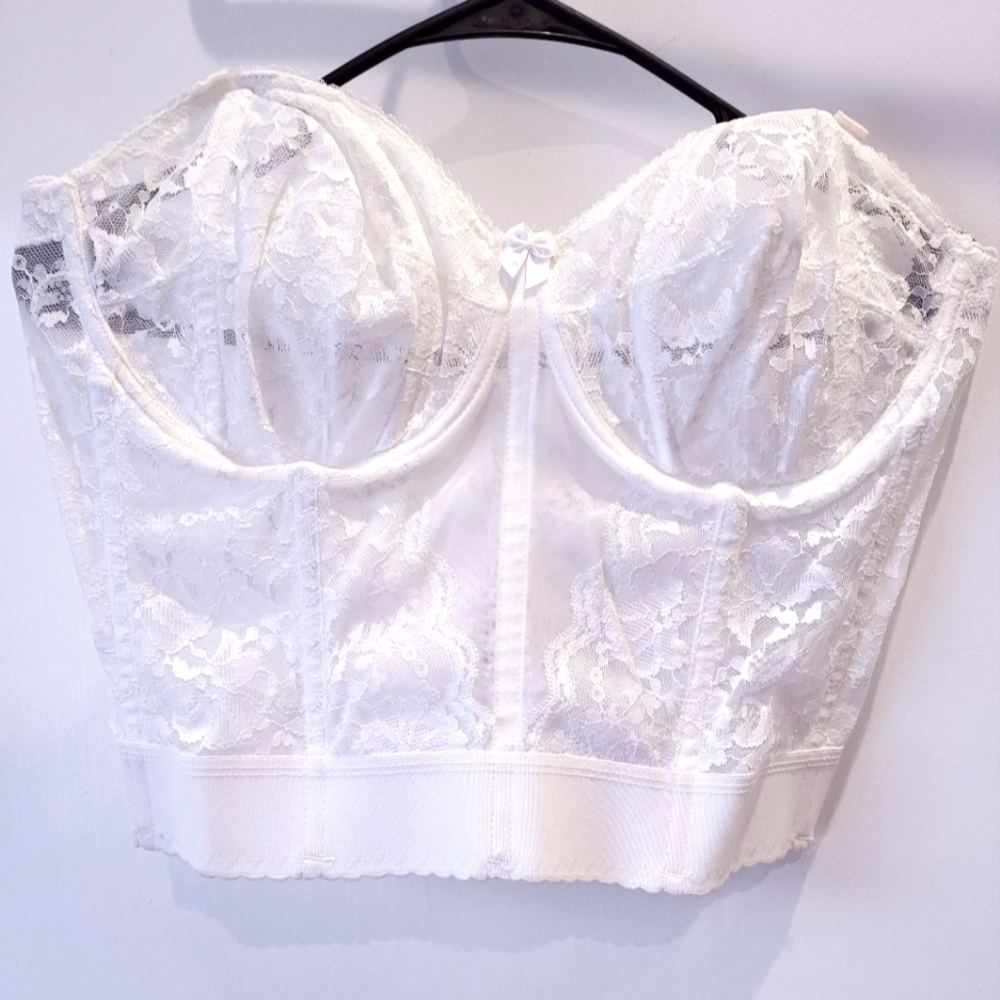 VINTAGE Goddess corset bra 38D union made label